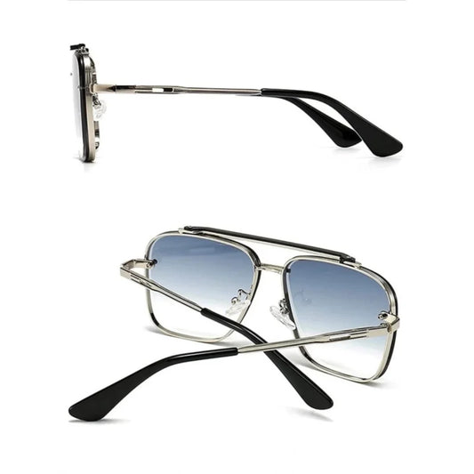 CURIVA 'Apex' Blue Lens Aviator