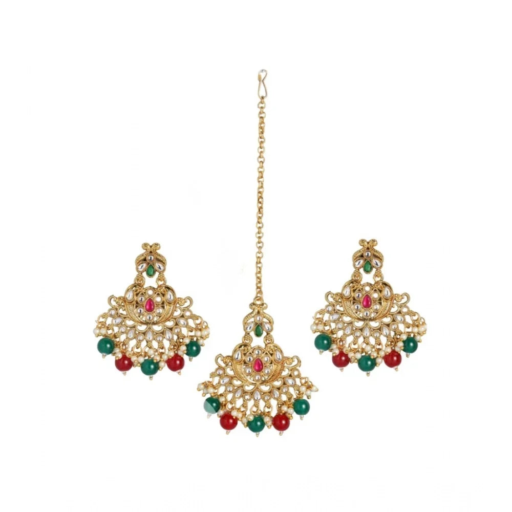 Maangtikka + Earrings Combo