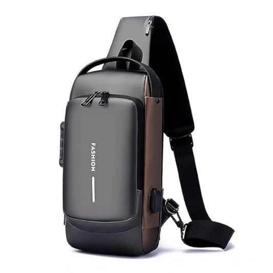 Waterproof Urban Sling Crossbody Backpack - Midnight Black